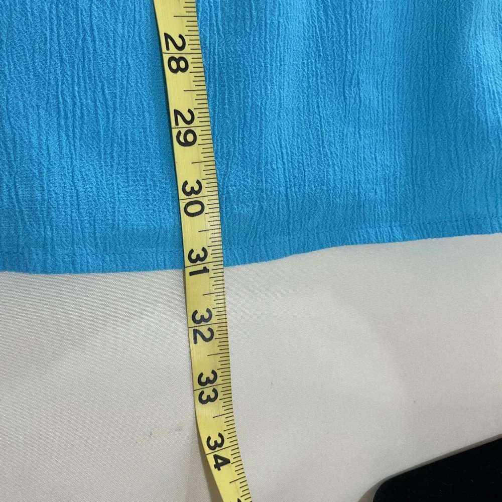 Woman Within Blue Tunic Top New classic comfort - Picture 9 of 9